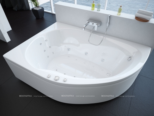 Акриловая ванна Aquatek Вирго 150 см L на сборно-разборном каркасе - 4 изображение