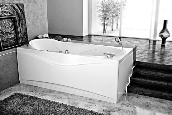 Акриловая ванна Aquanet Grenada 180х90 см - 15 изображение