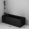 Акриловая ванна 170х70 см Am.Pm Gem W90A-170-070B-A без гидромассажа, черная матовая - 10 изображение