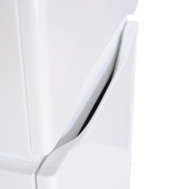 Пенал Briz Милана правый 35 см, белый глянец - 13 изображение
