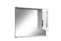 Зеркальный шкаф Stella Polar Сильва 100/C SP-00000207 100 см с подсветкой, белый