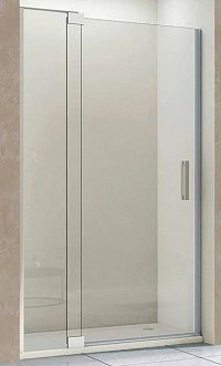 Душевая дверь Vincea Extra 100x200 см, VDP-1E9010CL, профиль хром, стекло прозрачное