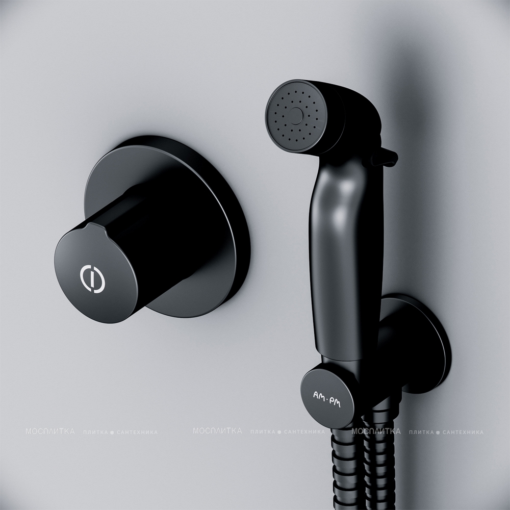 Гигиенический душ Am.Pm X-Joy F40P85A22 со смесителем, матовый черный - изображение 4