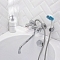 Смеситель для ванны с душем РМС SL119-143 хром матовый - 3 изображение