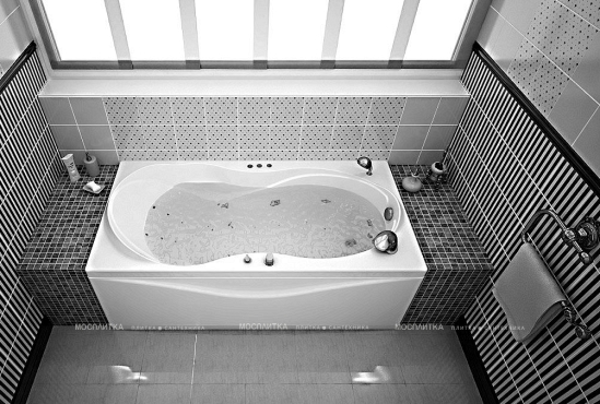 Акриловая ванна Aquanet Grenada 180х90 см - 14 изображение