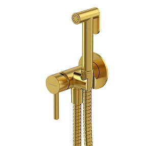 Гигиенический душ Whitecross Y brushed gold SYSYBI2GLB со смесителем, брашированное золото