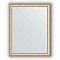 Зеркало в багетной раме Evoform Definite BY 1042 75 x 95 см, золотые бусы на серебре 