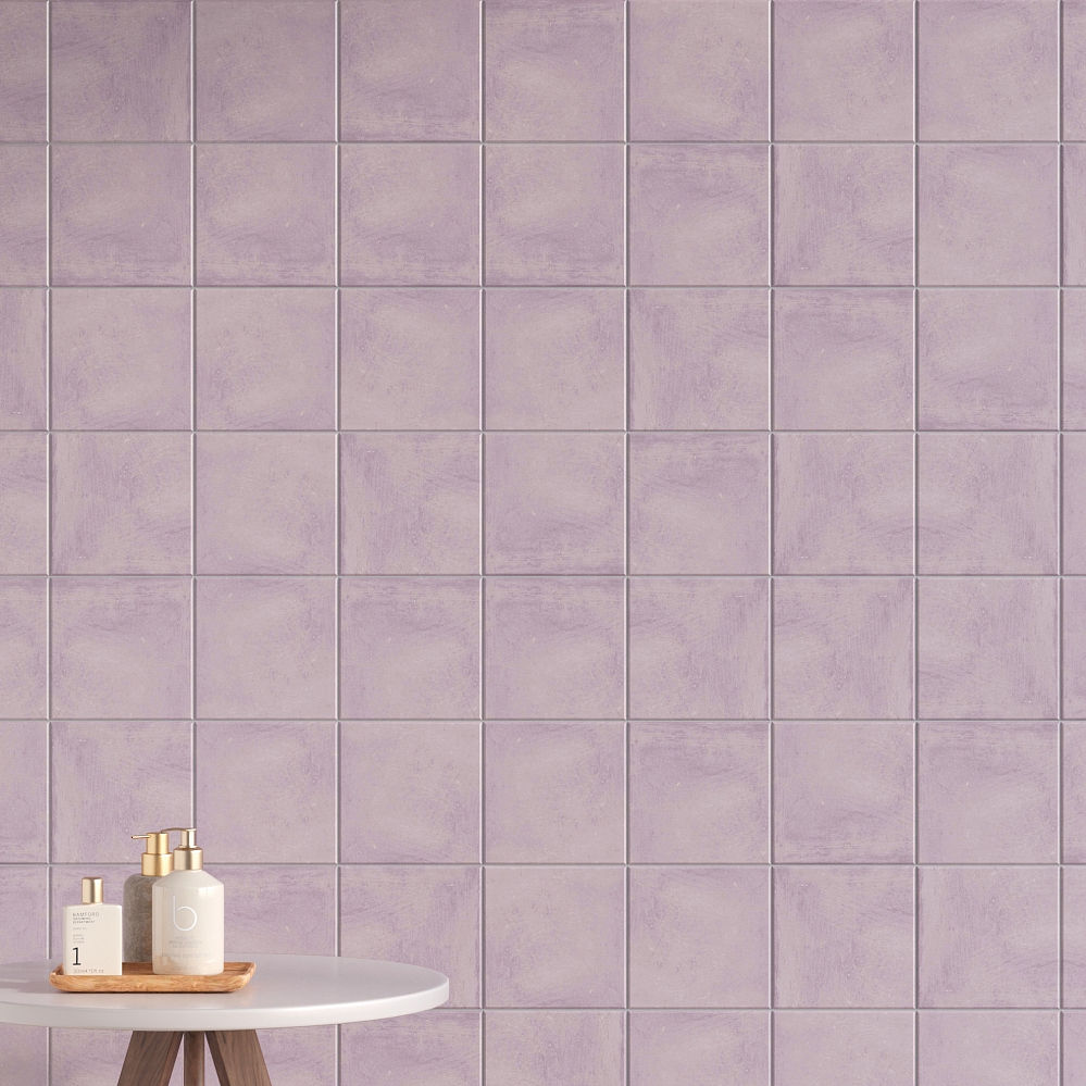 Керамическая плитка Kerama Marazzi Плитка Пикарди сиреневый 15х15 - изображение 2