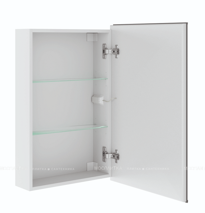 Зеркальный шкаф Corozo Толедо 50 см SD-00001391 белый c подсветкой - изображение 3