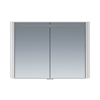 Зеркальный шкаф Am.Pm Sensation M30MCX1001FG, 100 см, с подсветкой, серый шелк1