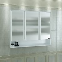 Зеркальный шкаф СаНта Вегас 110 см 700508 белый