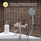 Смеситель для ванны с душем РМС SUS124-009E нержавеющая сталь - изображение 3