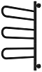 Полотенцесушитель электрический Сунержа Парео 4.0 77,3х53,5 см 31-0823-0773 матовый черный - изображение 2