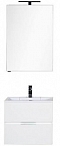 Комплект мебели для ванной Aquanet Алвита 60 белый - 2 изображение