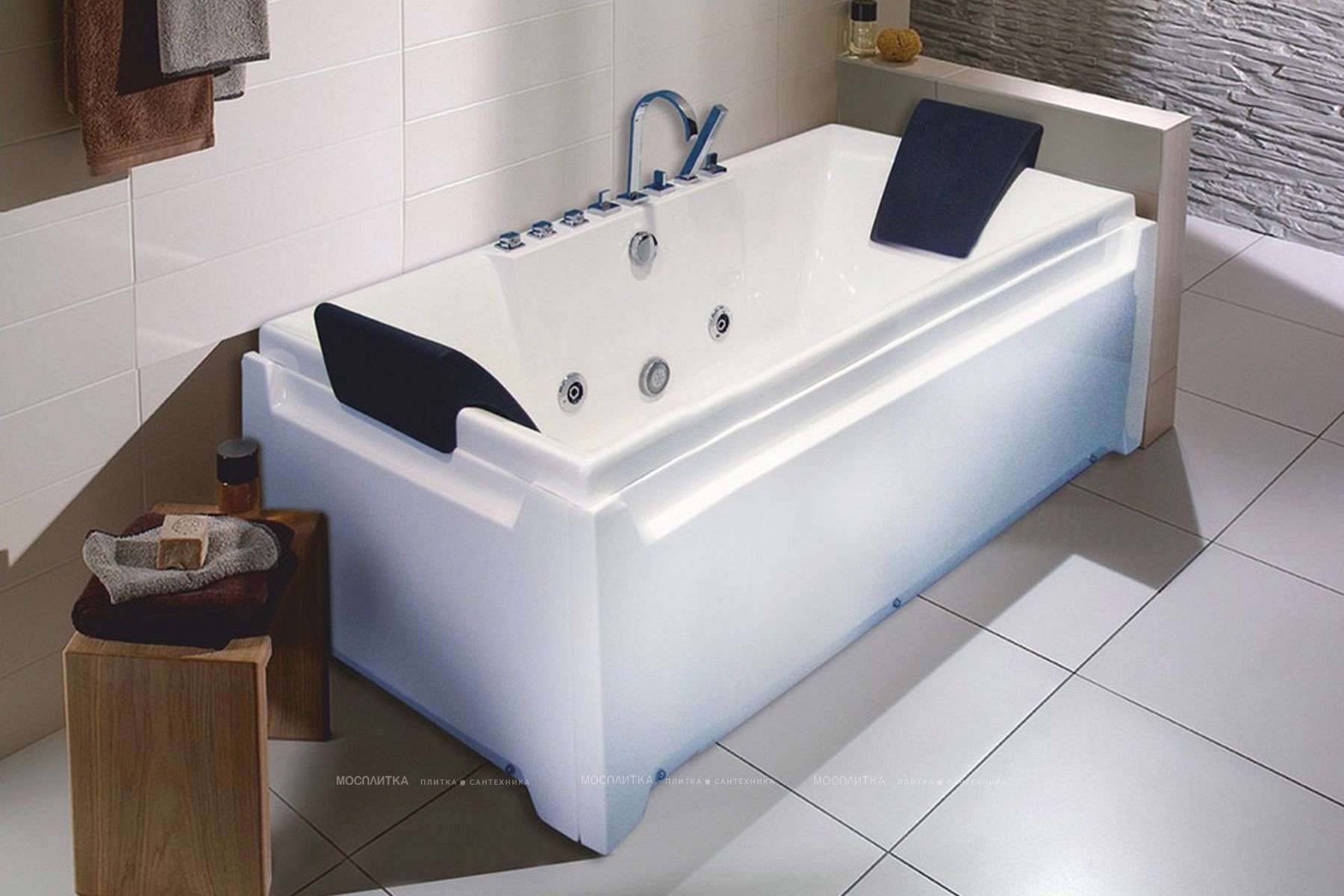 Акриловая ванна Royal Bath Triumph RB665101 167х87 с каркасом - изображение 2