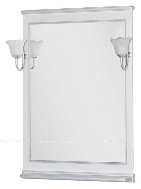 Зеркало Aquanet Валенса 70 белый краколет/серебро - изображение 6