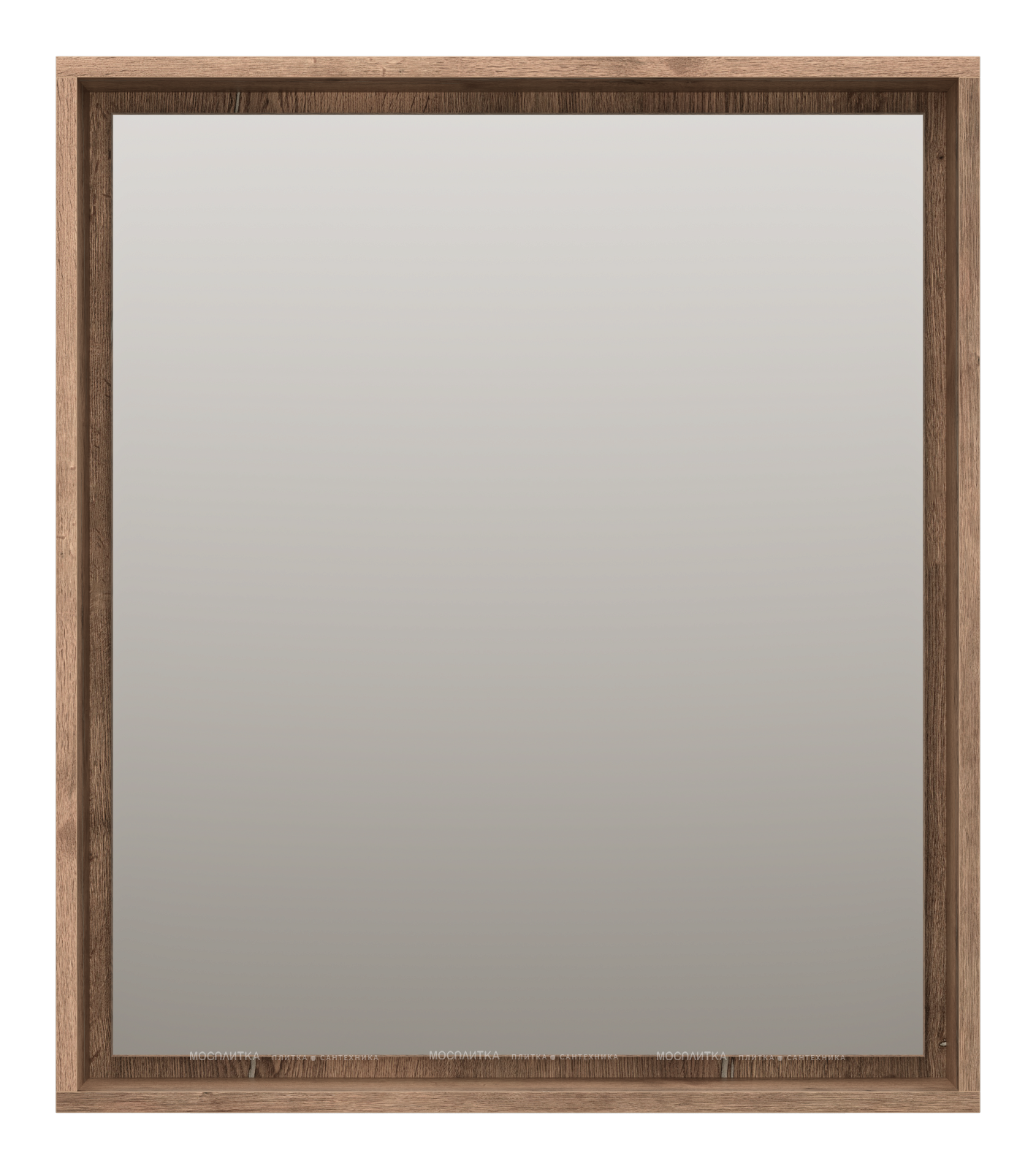 Зеркало Brevita Dallas 70 см DAL-02070-074 с подсветкой, дуб галифакс олово - изображение 3