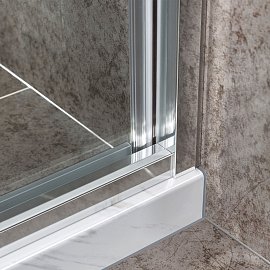 Душевая дверь Vincea Slim-U VDS-2SU110CL, 1100, хром, стекло прозрачное