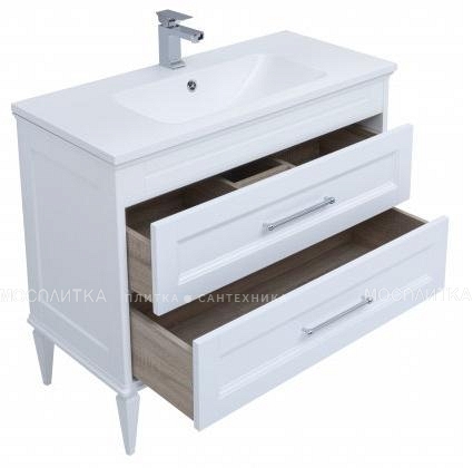 Комплект мебели для ванной Aquanet Бостон М 100 белый - изображение 10