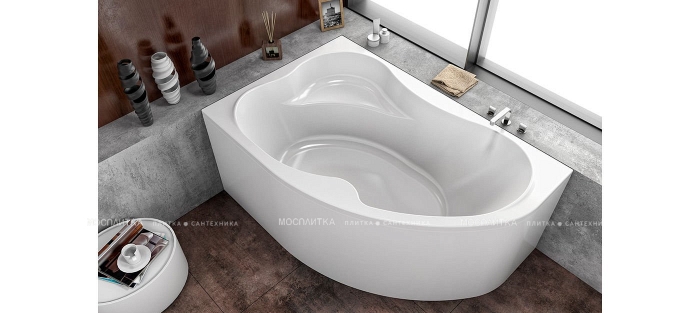 Акриловая ванна Kolpa San Lulu 170х110 правая белая 5470000 - 2 изображение