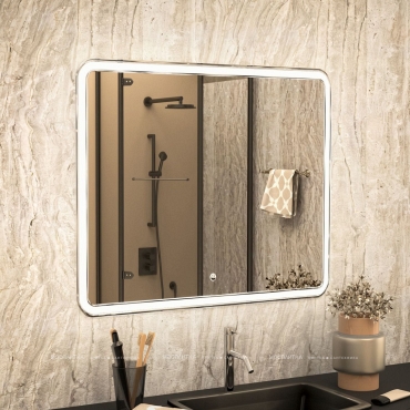 Зеркало Art&Max Vita 90 см AM-Vit-900-800-DS-F с подсветкой - 2 изображение