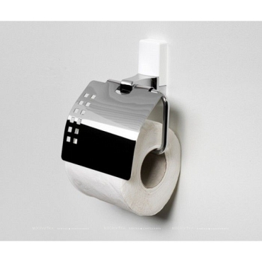 Держатель туалетной бумаги Wasserkraft Leine K-5000 WHITE, K-5025WHITE - 2 изображение
