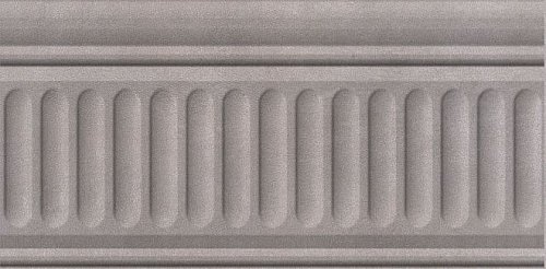 Керамическая плитка Kerama Marazzi Бордюр Александрия серый структ 9,9х20