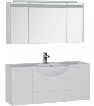 Комплект мебели для ванной Aquanet Лайн 120