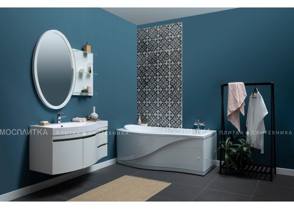 Комплект мебели для ванной Aquanet Опера 115 L 2 двери 2 ящика белый - изображение 10