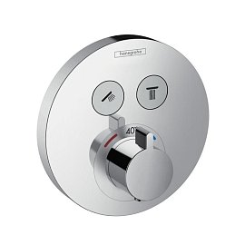 Термостат Hansgrohe ShowerSelect S, для 2 потребителей 15743000
