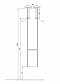 Шкаф-пенал Aquaton Капри 1A230503KP01R правый белый глянец - изображение 3