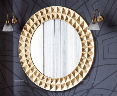 Зеркало Caprigo круглое 80х80, бронза - 2 изображение