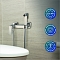 Гигиенический душ РМС SUS129-6-2 со смесителем, нержавеющая сталь - изображение 3