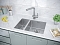 Мойка кухонная Paulmark Annex PM545944-BSR брашированная сталь - 2 изображение