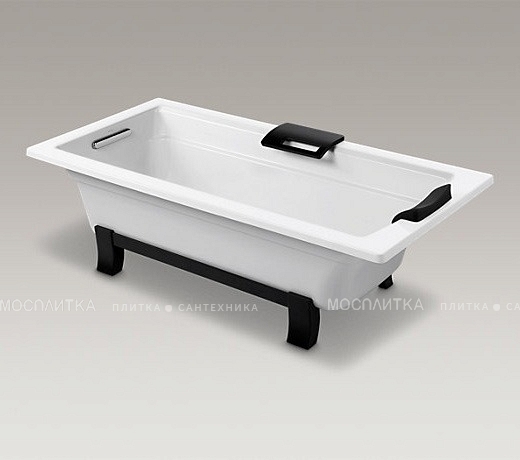 Чугунная ванна 170х80 см Jacob Delafon Archer E6D907-0 с антискользящим покрытием - изображение 3