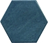 Керамическая плитка Ape Ceramica Плитка Hexa Toscana Lake Blue 13х15 