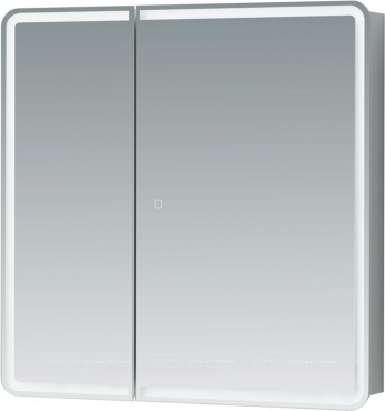 Зеркальный шкаф Aquanet Оптима 70 с LED подсветкой - 8 изображение