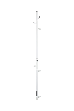 Полотенцесушитель электрический Vincea 137x9,9 см, VTD-1DWE белый, с таймером