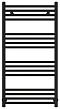 Полотенцесушитель водяной Сунержа Модус 100х50 см 31-0250-1050 матовый черный - изображение 2