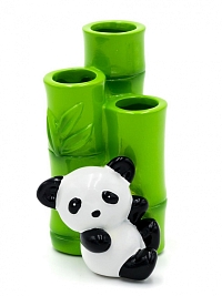 Стакан для зубных щеток Ridder Panda разноцветный, 2168200