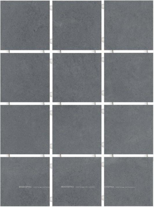 Керамическая плитка Kerama Marazzi Плитка Амальфи серый темный 9,9x9,9