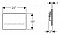 Клавиша смыва для унитаза Geberit Sigma 80 116.090.SM.1 - 4 изображение