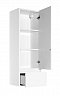 Шкаф-пенал Style Line Монако 360 ЛС-00000672 36 см подвесной, Plus, осина белая/белый лакобель - 3 изображение
