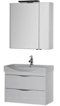 Комплект мебели для ванной Aquanet Франка 85 белый - 3 изображение