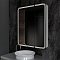 Зеркальный шкаф Art&Max Verona 70 см AM-Ver-700-800-2D-R-DS-F с подсветкой, белый