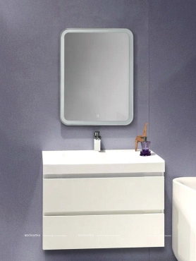 Зеркальный шкаф Creto Zoe 60х80 с LED подсветкой 16-602800Z - 4 изображение