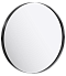 Зеркало Aqwella RM RM0206BLK 60 см круглое, черное 