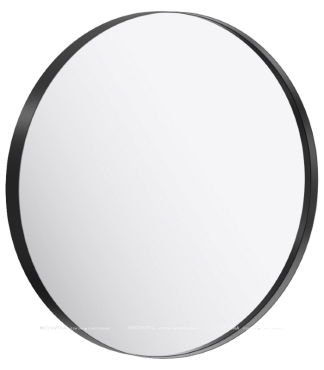 Зеркало Aqwella RM RM0206BLK 60 см круглое, черное