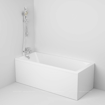 Акриловая ванна 170х75 см Am.Pm Gem W93A-170-075W-A белая - 2 изображение