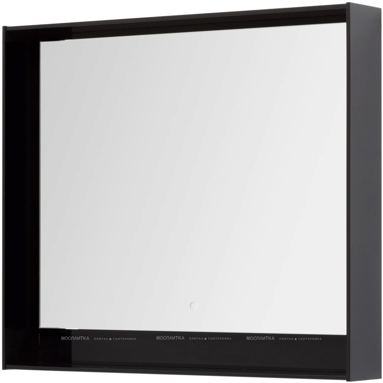 Зеркало Aquanet Милан 100 LED черный глянец - изображение 4